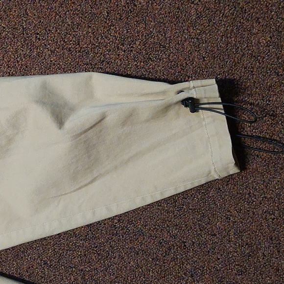 Alice + Olivia Pleated Chino Toggle Jogger Pants Sz 8 - Picture 5 of 10